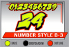 LAYERED NUMBER SET B-3